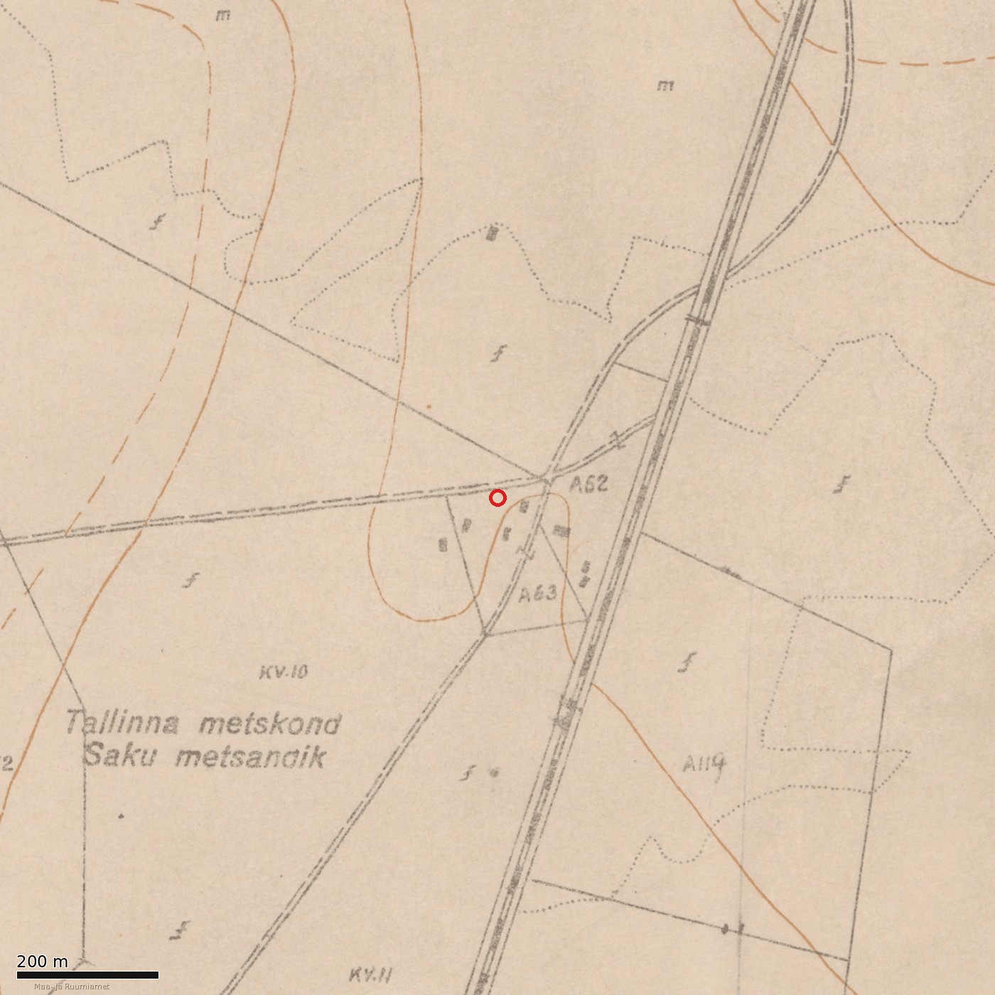 Katastrikaart 1932